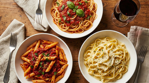 One-Pan Pasta with Three Seasoning Variations