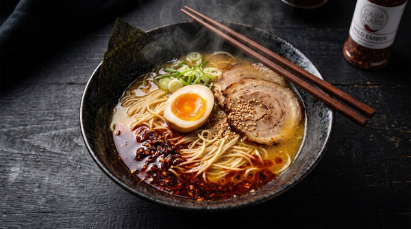 Spicy Chili Ramen with Chili Tare (Three Heat Levels)