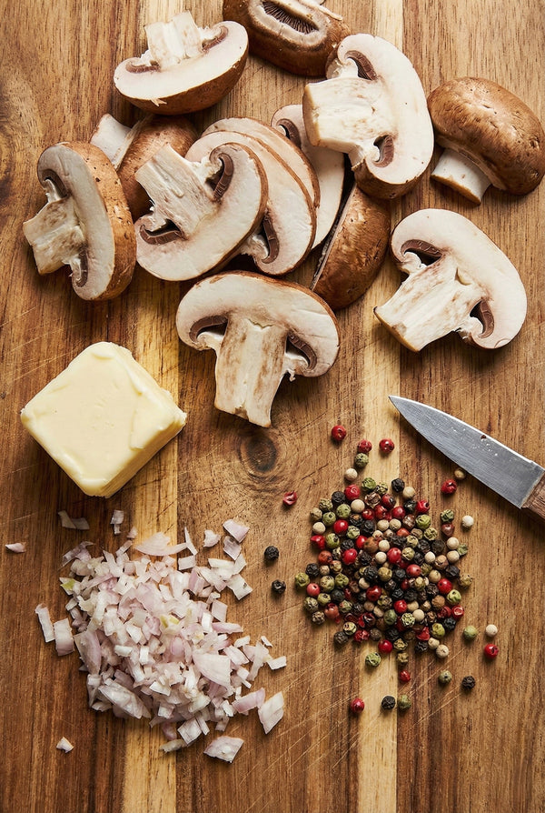 Steakhouse Style Peppercorn Mushroom Sauce