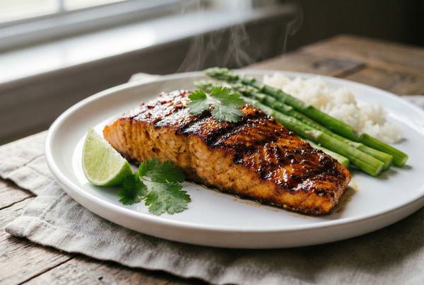 Honey Chipotle Glazed Salmon