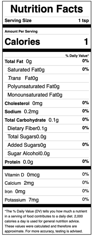 Dried Chives Nutritional Facts
