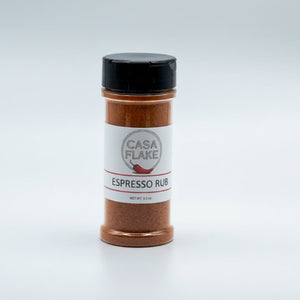 Casa Flake Espresso Rub bottle