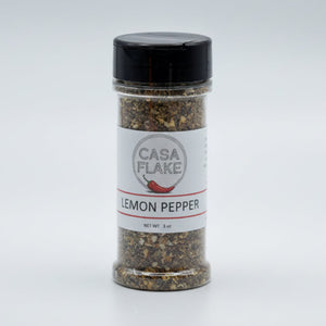 Casa Flake Lemon Pepper bottle