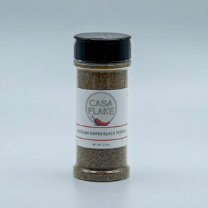 Casa Flake Medium Grind Black Pepper bottle
