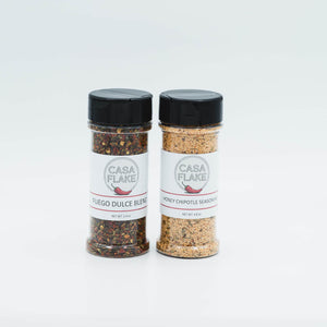 Casa Flake; Fuego Dulce Blend, Honey Chipotle Seasoning spice blends