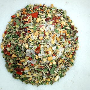 Casa Flake Tuscany Bread Dipping Seasoning dried herbs and spices on a white background